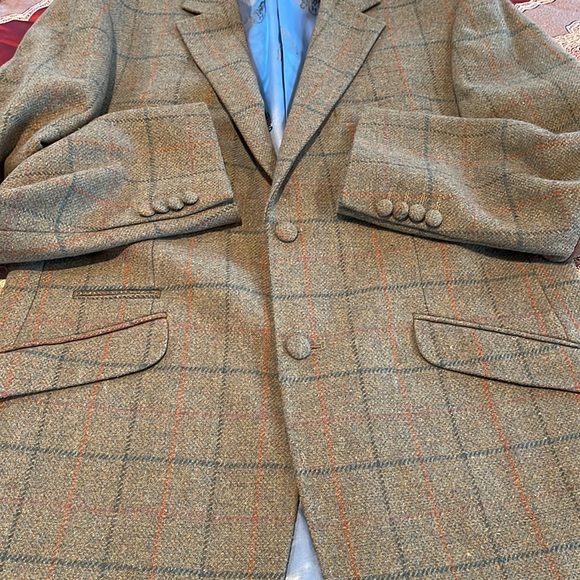 William Hunter Saville Row Vintage Men’s Blazer Sport Coat Jacket Plaid Size 42 - Picture 13 of 14